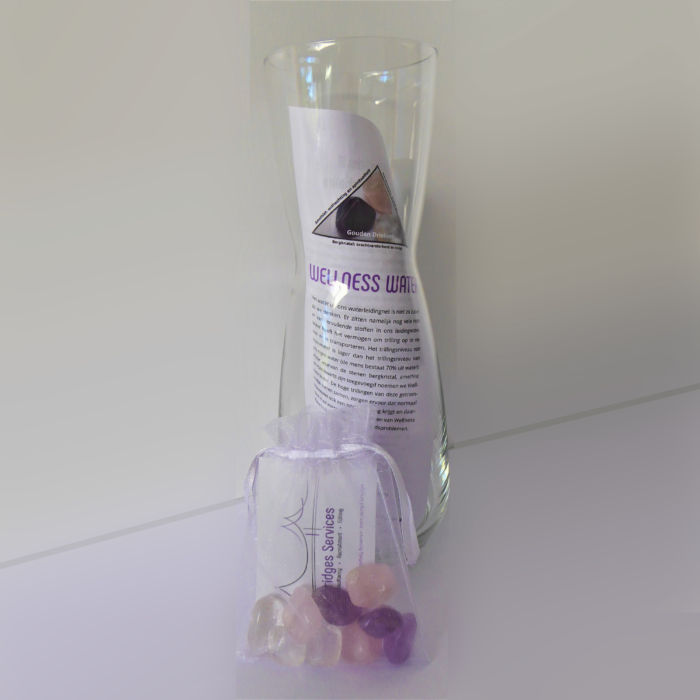 Vitaal Waterkaraf met Wellness stenen